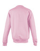 Just Hoods By AWDis Adult Midweight College Crewneck Sweatshirt baby pink ModelBack