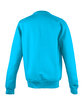 Just Hoods By AWDis Adult Midweight College Crewneck Sweatshirt hawaiian blue ModelBack