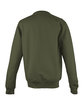 Just Hoods By AWDis Adult Midweight College Crewneck Sweatshirt olive green ModelBack