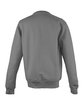 Just Hoods By AWDis Adult Midweight College Crewneck Sweatshirt steel grey ModelBack