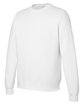 Just Hoods By AWDis Adult Midweight College Crewneck Sweatshirt arctic white ModelQrt