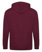 Just Hoods By AWDis Men's Midweight College Full-Zip Hooded Sweatshirt burgundy ModelBack