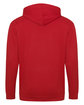 Just Hoods By AWDis Men's Midweight College Full-Zip Hooded Sweatshirt fire red ModelBack