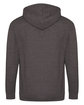 Just Hoods By AWDis Men's Midweight College Full-Zip Hooded Sweatshirt charcoal ModelBack