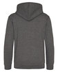 Just Hoods By AWDis Youth Midweight College Hooded Sweatshirt charcoal ModelBack