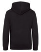 Just Hoods By AWDis Youth Midweight College Hooded Sweatshirt jet black ModelBack