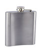 Prime Line 6oz Stainless Steel Flask silver ModelBack