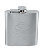 Prime Line 6oz Stainless Steel Flask silver DecoFront