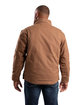 Berne Men's Flagstone Flannel-Lined Duck Jacket driftwood ModelBack