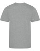 Just Hoods By AWDis Unisex Cotton T-Shirt heather grey ModelBack
