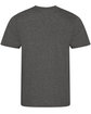 Just Hoods By AWDis Unisex Cotton T-Shirt charcoal ModelBack