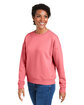 vineyard vines Ladies' Garment-Dyed Crew jetty red_628 ModelQrt