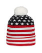 Outdoor Cap USA Watch Cap With Pom  