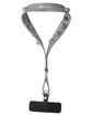 Prime Line Push Pop Wrist Strap Keychain With Phone Holder grey DecoFront