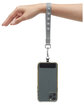 Prime Line Push Pop Wrist Strap Keychain With Phone Holder grey OFQrt