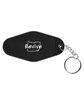 Prime Line Recycled ABS Motel Keychain black DecoBack