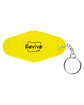 Prime Line Recycled ABS Motel Keychain yellow DecoFront