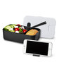 Prime Line Bento Style Lunch Box white/ black ModelSide