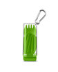 Prime Line Silicon Straw With Utensil Set lime green ModelBack