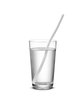 Prime Line Silicon Straw With Utensil Set white ModelQrt