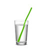 Prime Line Silicon Straw With Utensil Set lime green ModelQrt