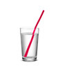 Prime Line Silicon Straw With Utensil Set red ModelQrt