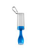 Prime Line Silicon Straw With Utensil Set reflex blue ModelSide