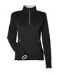 Zero Restriction Ladies' Sofia Quarter-Zip Pullover black OFFront