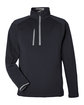 Zero Restriction Men's Quarter-Zip Pullover black/ mtlc slvr OFFront