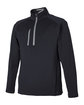 Zero Restriction Men's Quarter-Zip Pullover black/ mtlc slvr OFQrt