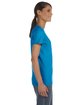 Fruit of the Loom Ladies' HD Cotton T-Shirt pacific blue ModelSide