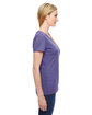 Fruit of the Loom Ladies' HD Cotton T-Shirt retro htr purple ModelSide