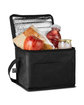 Prime Line Recycled Non-Woven Lunch Cooler Bag black ModelQrt