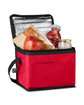 Prime Line Recycled Non-Woven Lunch Cooler Bag red ModelQrt