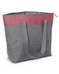Prime Line Adventure Shopping Cooler Tote Bag red ModelSide