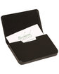 Leeman Soho Magnetic Card Case black ModelSide