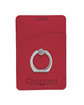 Leeman Tuscany Card Holder With Metal Ring Phone Stand red DecoFront