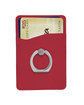 Leeman Tuscany Card Holder With Metal Ring Phone Stand red ModelSide
