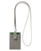 Leeman RFID Card & Badge Holder gray ModelBack