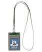 Leeman RFID Card & Badge Holder gray ModelSide