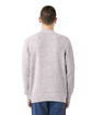 Lane Seven Unisex Nantucket Crewneck salt and pepper ModelBack