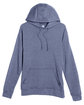 Lane Seven Unisex French Terry Pullover Hooded Sweatshirt heather denim OFFront