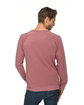 Lane Seven Unisex French Terry Crewneck Sweatshirt mauve ModelBack