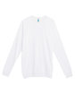 Lane Seven Unisex French Terry Crewneck Sweatshirt white OFFront