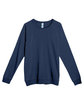 Lane Seven Unisex French Terry Crewneck Sweatshirt navy OFFront