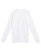 Lane Seven Unisex French Terry Crewneck Sweatshirt white OFBack