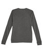 Lane Seven Unisex French Terry Crewneck Sweatshirt heather charcoal OFBack