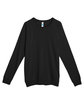 Lane Seven Unisex French Terry Crewneck Sweatshirt black OFBack