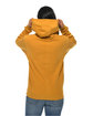 Lane Seven Unisex Premium Pullover Hooded Sweatshirt mustard ModelBack