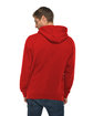 Lane Seven Unisex Premium Pullover Hooded Sweatshirt red ModelBack
